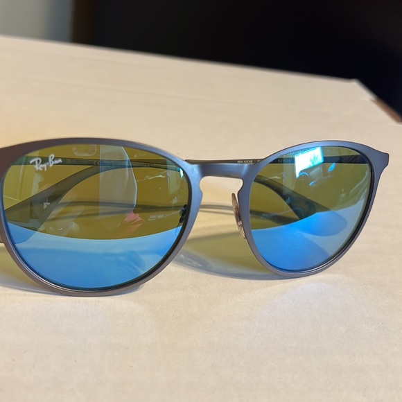 Ray-Ban Erika Grey Metal Frame glasses main image 7